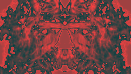 Fantasy chaotic colorful fractal pattern. Abstract fractal shapes. 3D rendering illustration background or wallpaper.の写真素材