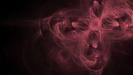 Fantasy chaotic colorful fractal pattern. Abstract fractal shapes. 3D rendering illustration background or wallpaper.の写真素材