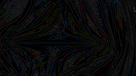 Fantasy chaotic colorful fractal pattern. Abstract fractal shapes. 3D rendering illustration background or wallpaper.の写真素材