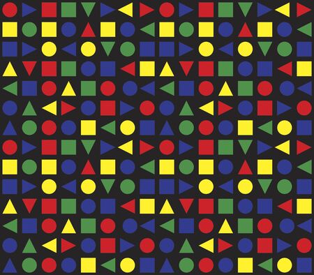 Seamless Retro Patternのイラスト素材