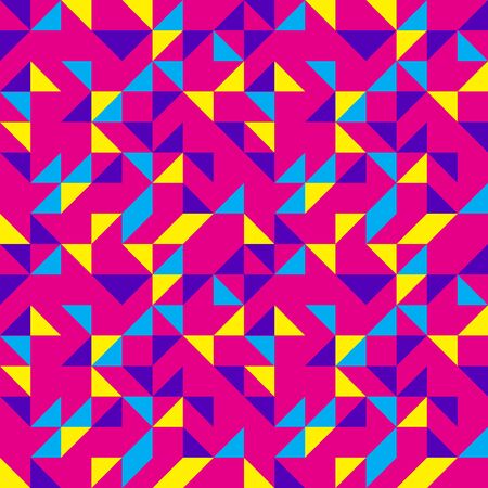 Bright pink pop patternのイラスト素材