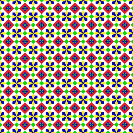 Summery Geometric Pattern