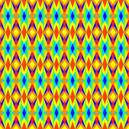 Multicolored Geometric Patternのイラスト素材