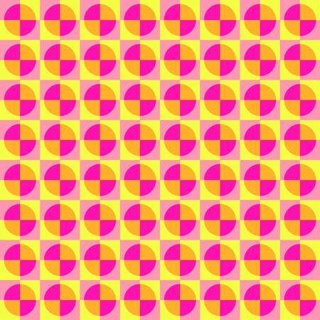 Colorful Minimal Retro Patternのイラスト素材