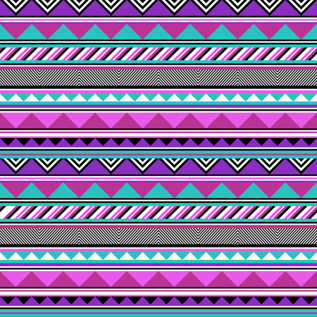 Pastel tribal stripesのイラスト素材