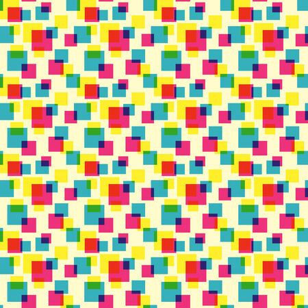 Colorful squares patternのイラスト素材