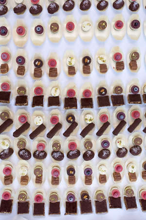 Close up shot of chocolate chip cookie raw doughの写真素材