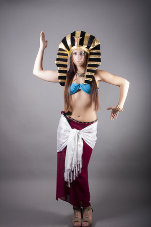 portrait of cleopatra  dance like egyptianの写真素材