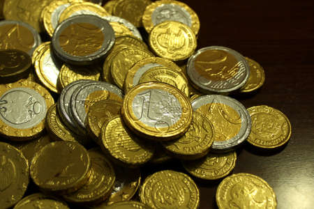 Candy shining moneyの写真素材