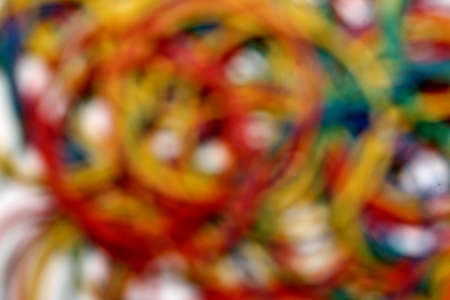 Colorful blurred circlesの写真素材