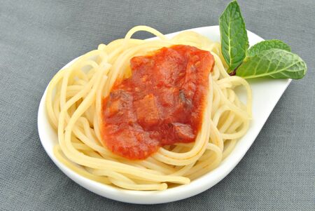 Spaghetti Appetizerの写真素材