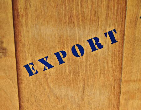 Export packed boxの写真素材