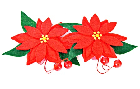 Christmas ornament isolated on white backgroundの写真素材