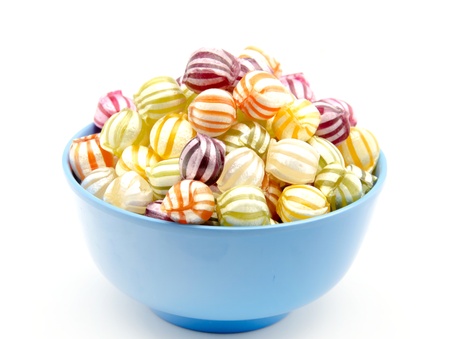 Assorted fruit candiesの写真素材