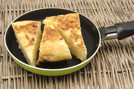 Typical omelette Spainの写真素材