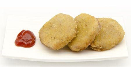 Appetizer breaded chicken care