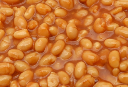Beans with Tomatoの写真素材