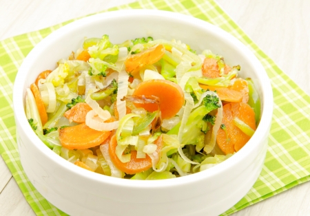 Fresh vegetable saladの写真素材