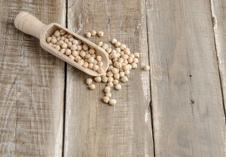 Ready to cook dried chickpeasの写真素材