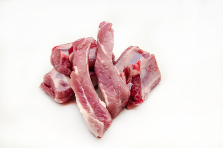 Fresh raw porkの写真素材