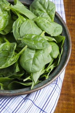 Fresh spinach leavesの写真素材