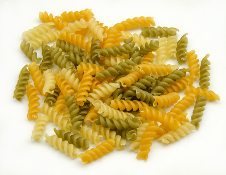 Colored pasta bakeの写真素材