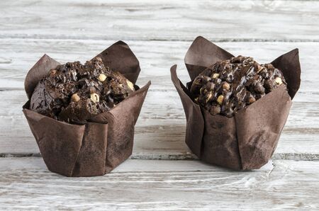 Chocolate Muffinsの写真素材