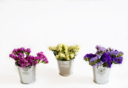 Decorative bouquet of wild fresh flowersの写真素材