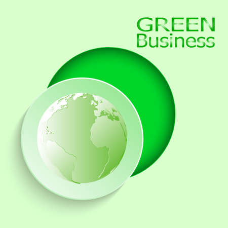green business background vector. it can be applied for kinds of media presentation.のイラスト素材