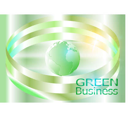 green business background vector. it can be applied for kinds of media presentation.のイラスト素材