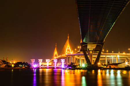 Bhumibol Bridge in bangkok