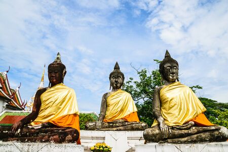Golden Buddha statue6の写真素材