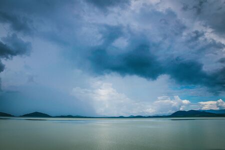 Klong Si Yat Reservoir  at Chachoengsao in Thailandの写真素材