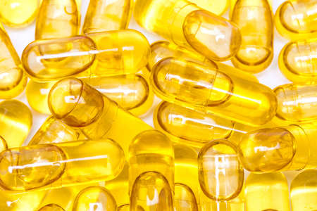 Fish oil Capsulesの写真素材