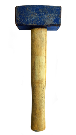 Hammer on whiteの写真素材