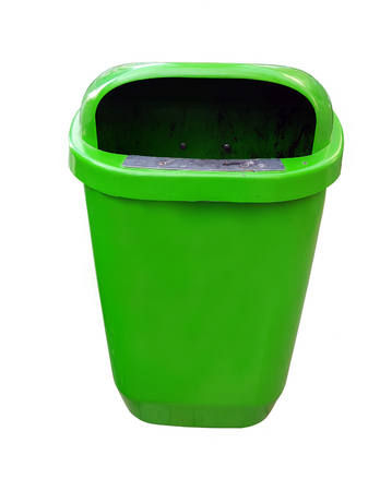 Green recycle binの写真素材