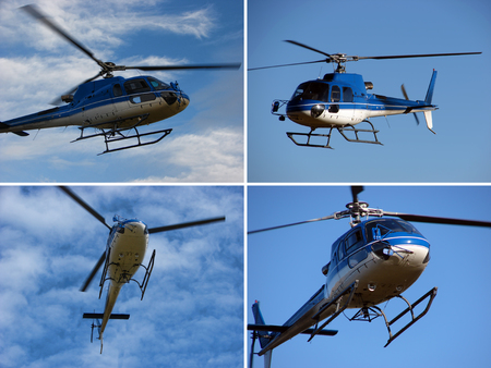 Set of helicopterの写真素材