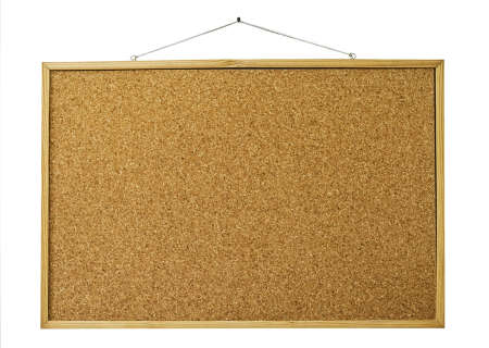 Reminder wooden board isolated on whiteの写真素材