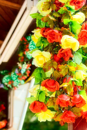 Home decoration - beautiful colorful flowersの写真素材