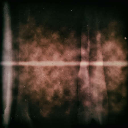 Vintage retro background - old grunge brown paperの写真素材
