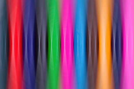 Abstract background of colorful stripes and blurの写真素材