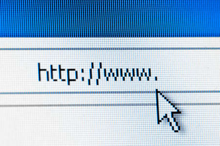 Searching on the internet conceptの写真素材