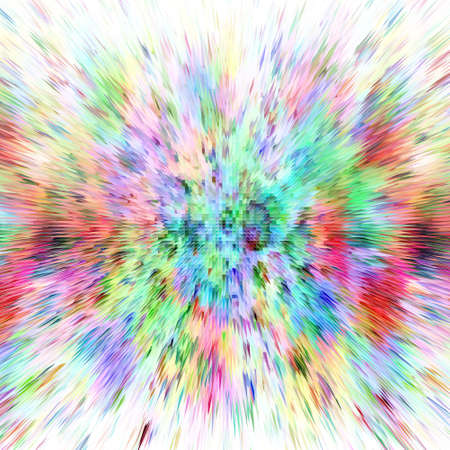 Abstract background of colors burst over whiteの写真素材