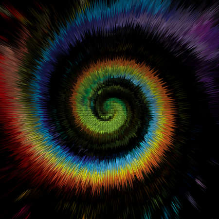 Abstract dark background of swirl colorsの写真素材