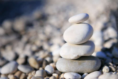 Zen and balance concept – pebble stones