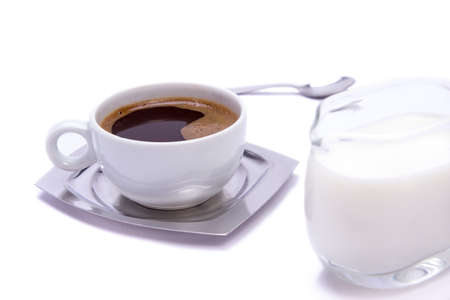 Cup of black coffeeの写真素材