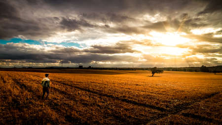 walking towards the light