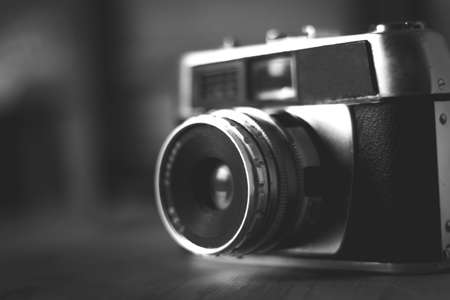 vintage retro carama session with different antique accessoriesの写真素材