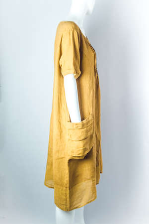 fashion session with model of feminine clothing modelsの写真素材