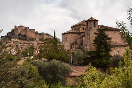 A view of Alquezar, Huesca (Spain)の写真素材